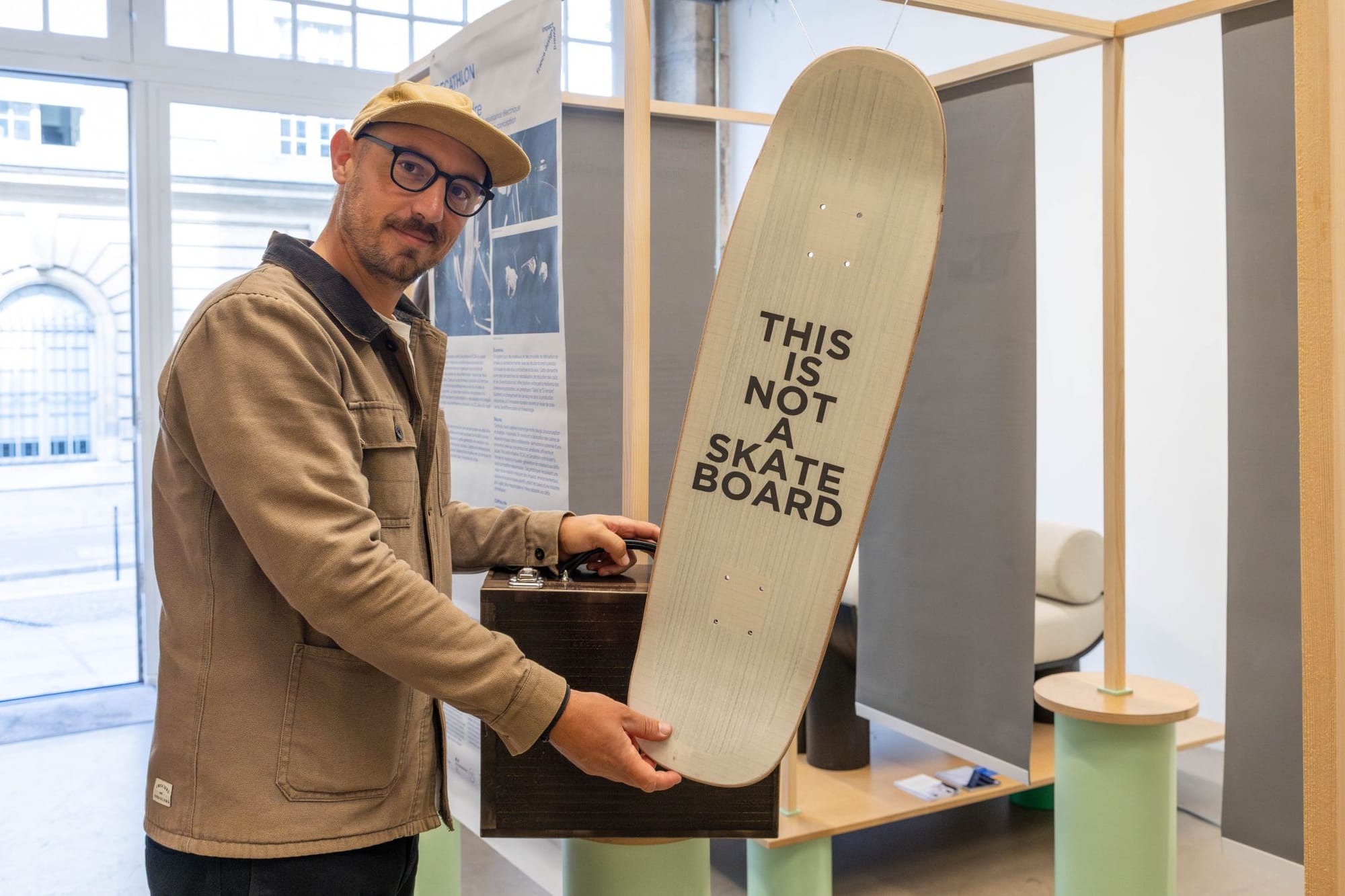 Aerboard : François Jaubert veut remplacer le plastique par du carton