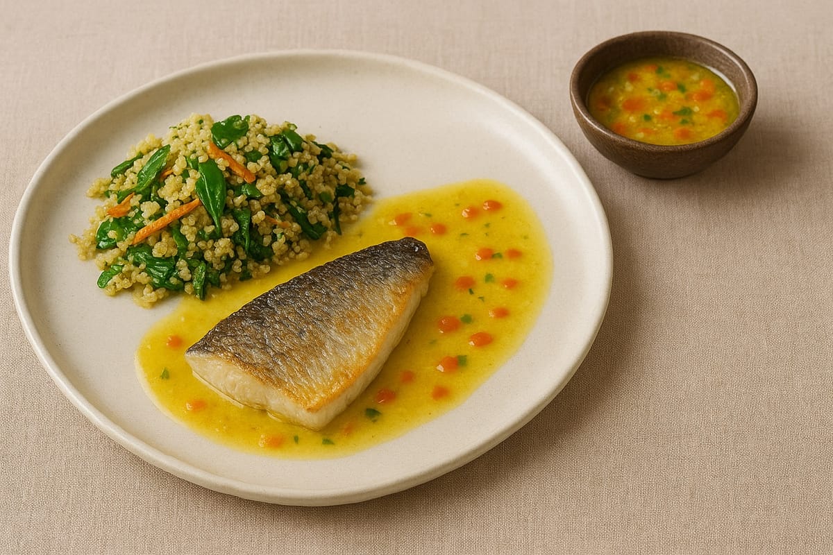 Maigre en croûte de sel