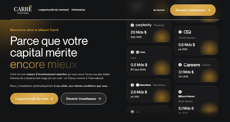 Carré Partners, la nouvelle maison d’investissement sélective signée Wendy Souvannarath