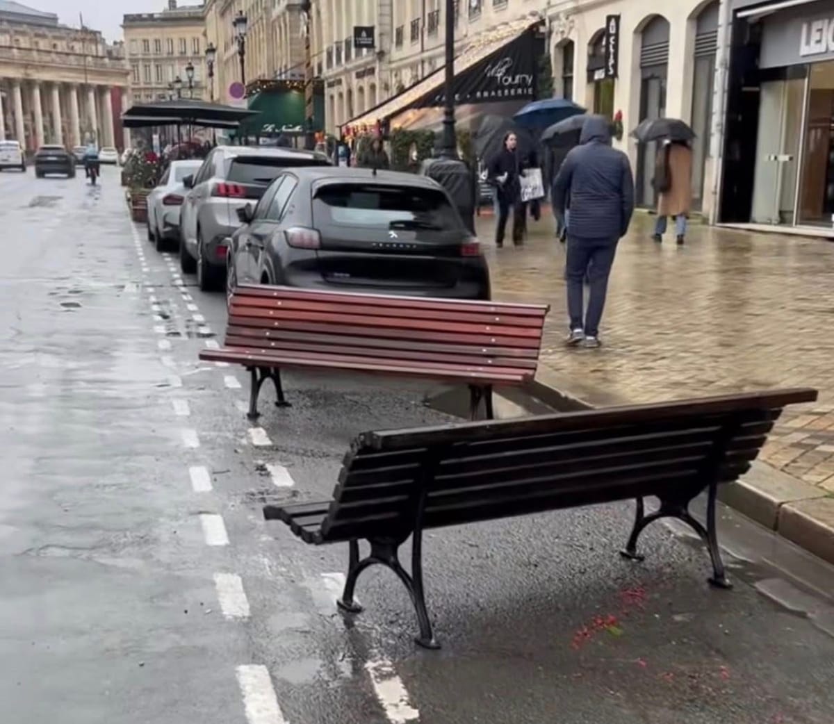 Les bancs Allées de Tourny Bordeaux