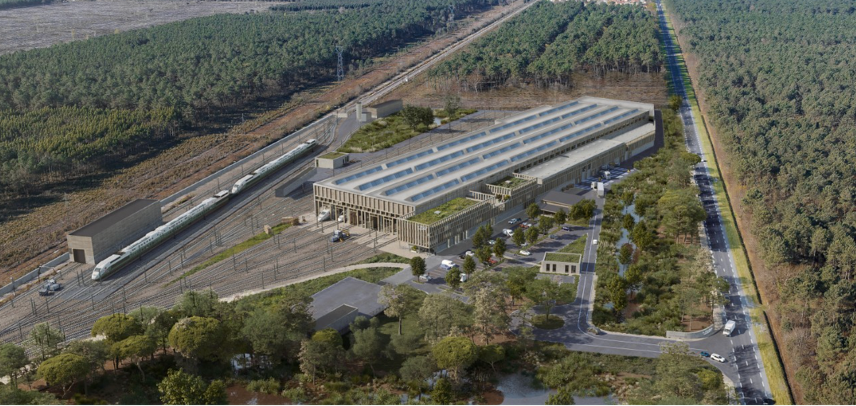 LISEA Centre de maintenance ferroviaire à Marcheprime