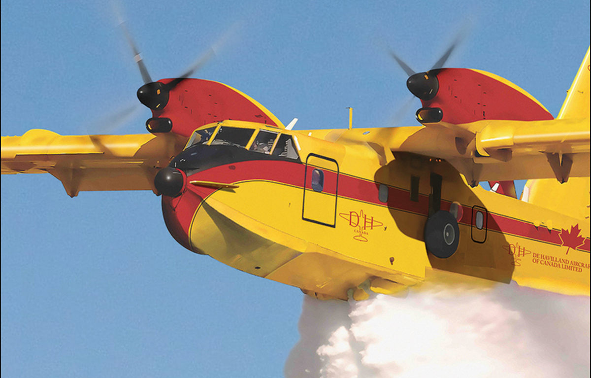 Le Canadair DHC 515 en cours de fabrication