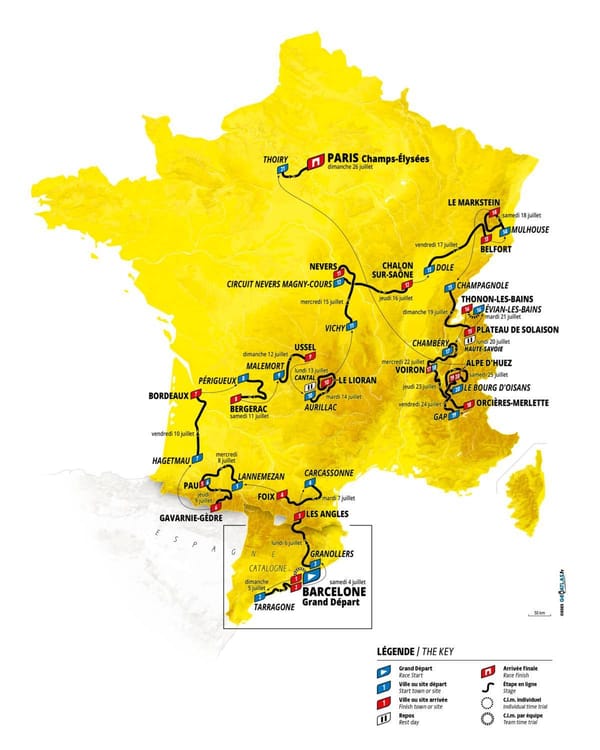 Tour de France 2026 : neuf villes-étapes du Sud-Ouest en pleine lumière