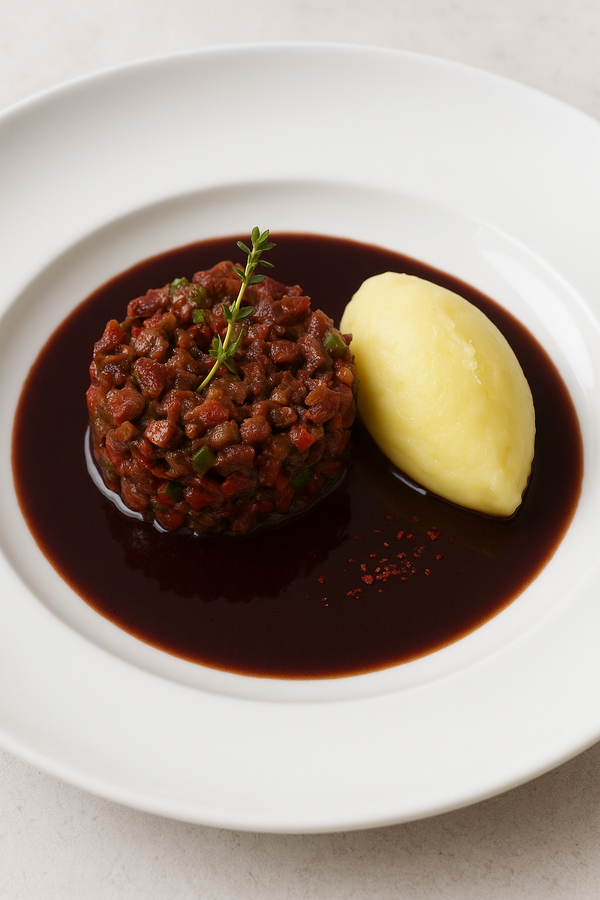 L’Axoa de magret de canard au couteau : l’élégance basque revisitée !