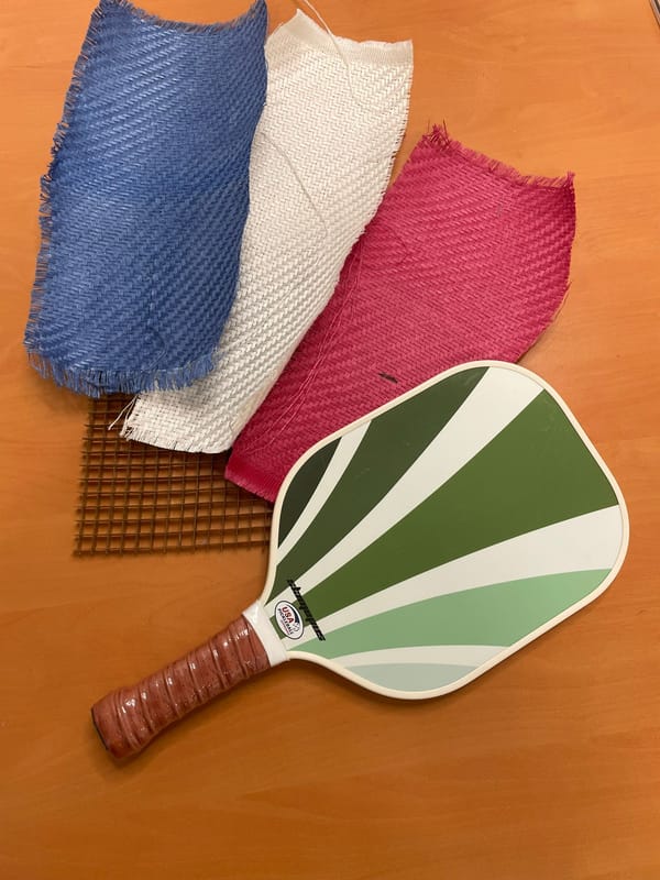 raquette de pickleball réalisée à partir de Nidalin 